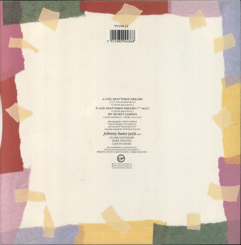 Johnny Hates Jazz Shattered Dreams 12" vinyl single (12 inch record / Maxi-single) UK JHJ12SH34169