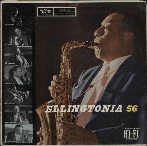 Johnny Hodges Ellingtonia '56 vinyl LP album (LP record) US JATLPEL670213