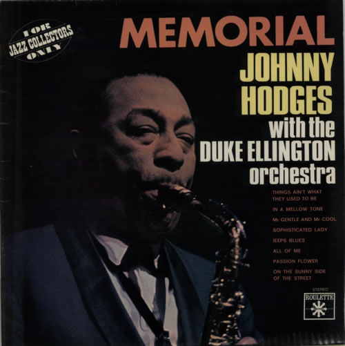 Johnny Hodges Memorial vinyl LP album (LP record) French JATLPME614449