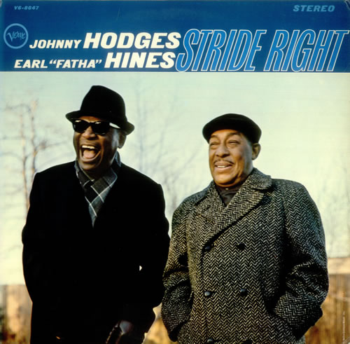 Johnny Hodges Stride Right vinyl LP album (LP record) German JATLPST541374