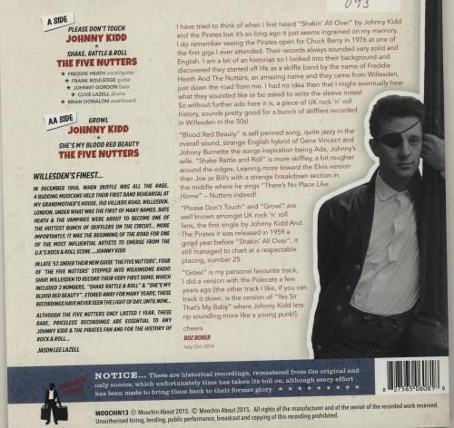 Johnny Kidd & The Pirates A Fabulous Freddie Heath Double Bill - Numbered Sleeve 7" vinyl single (7 inch record / 45) UK KDD07AF680820