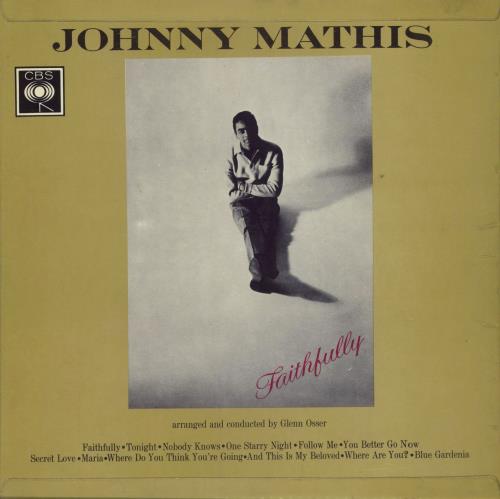 Johnny Mathis Faithfully vinyl LP album (LP record) UK J-MLPFA796231