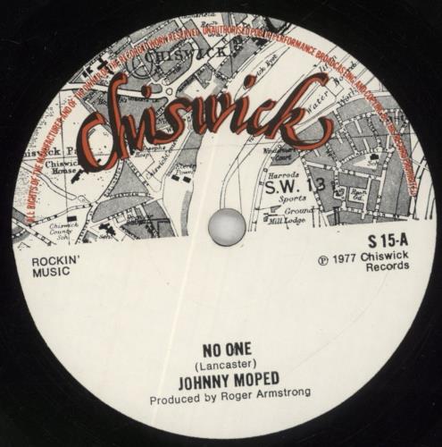 Johnny Moped No One - VG+ 7" vinyl single (7 inch record / 45) UK JMD07NO856936
