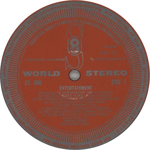 Johnny Morris Entertainment vinyl LP album (LP record) UK K-9LPEN660117