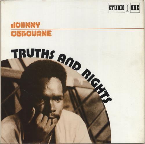 Johnny Osbourne Truths And Rights vinyl LP album (LP record) US J/OLPTR695912