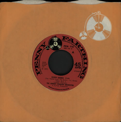 Johnny Pearson Sleepy Shores - Wide 7" vinyl single (7 inch record / 45) UK JY907SL568330