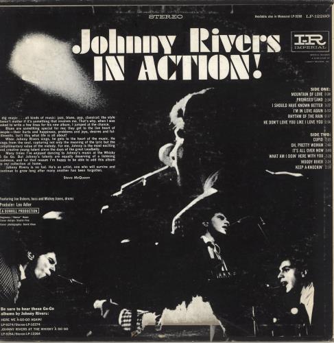 Johnny Rivers In Action! vinyl LP album (LP record) US JRVLPIN718605