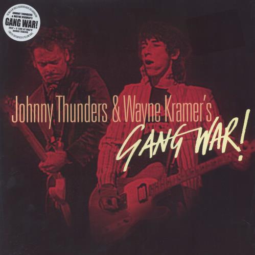 Johnny Thunders & The Heartbreakers Johnny Thunders & Wayne Kramer's Gang War! - Red & Yellow Vinyl - Sealed 2-LP vinyl record set (Double LP Album) US JTH2LJO833267