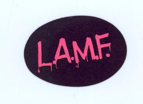 Johnny Thunders & The Heartbreakers L.A.M.F. - EX + Sticker vinyl LP album (LP record) UK JTHLPLA777904