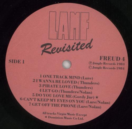 Johnny Thunders & The Heartbreakers L.A.M.F. Revisited - VG vinyl LP album (LP record) UK JTHLPLA863530