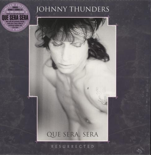 Johnny Thunders & The Heartbreakers Que Sera, Sera [Resurrected] - Purple & White Vinyl - Sealed 2-LP vinyl record set (Double LP Album) UK JTH2LQU775662
