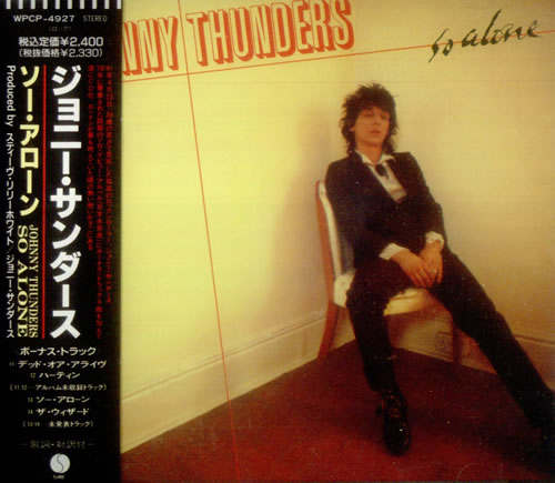 Johnny Thunders & The Heartbreakers So Alone CD album (CDLP) Japanese JTHCDSO545230