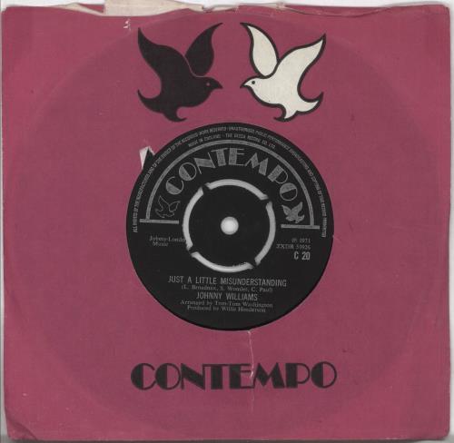 Johnny Williams Just A Little Misunderstanding 7" vinyl single (7 inch record / 45) UK Z0H07JU721879