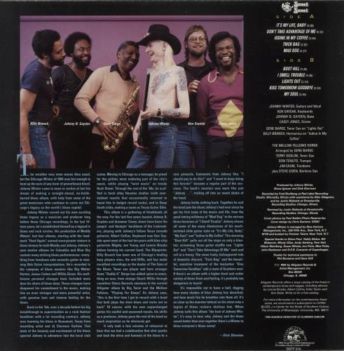 Johnny Winter Guitar Slinger vinyl LP album (LP record) UK JNWLPGU552248