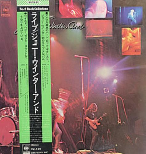 Johnny Winter Johnny Winter And Live vinyl LP album (LP record) Japanese JNWLPJO241707