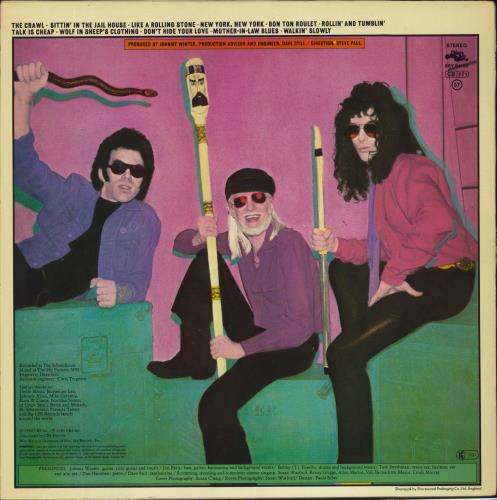 Johnny Winter Raisin' Cain vinyl LP album (LP record) UK JNWLPRA802510