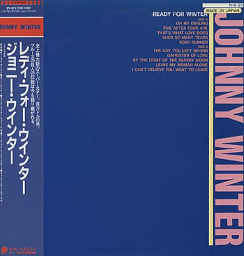 Johnny Winter Ready For Winter vinyl LP album (LP record) Japanese JNWLPRE322916
