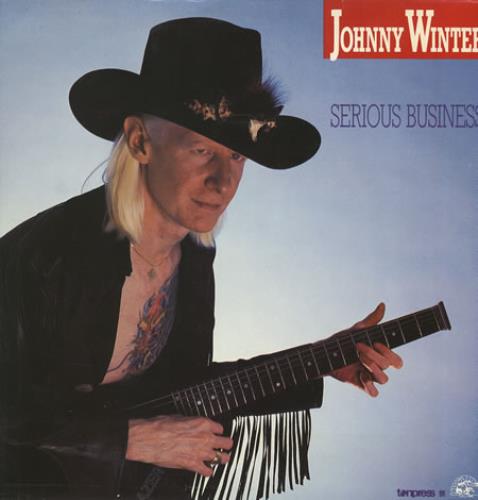 Johnny Winter Serious Business vinyl LP album (LP record) Polish JNWLPSE235335
