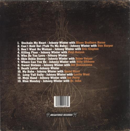 Johnny Winter Step Back - Clear With Red & White Splatter Vinyl vinyl LP album (LP record) US JNWLPST878291