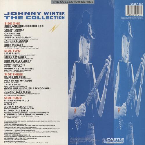 Johnny Winter The Collection 2-LP vinyl record set (Double LP Album) UK JNW2LTH547248