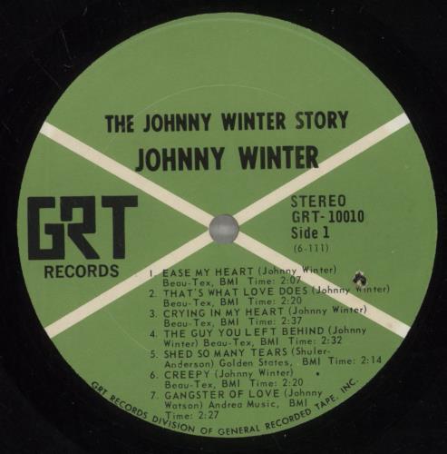 Johnny Winter The Johnny Winter Story vinyl LP album (LP record) US JNWLPTH887923