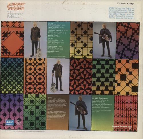 Johnny Winter The Progressive Blues Experiment vinyl LP album (LP record) US JNWLPTH350655