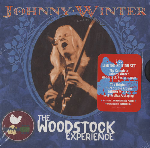 Johnny Winter The Woodstock Experience 2 CD album set (Double CD) US JNW2CTH479618