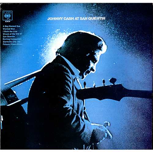 Johnny Cash At San Quentin UK vinyl LP album (LP record) (411629) Johnny Cash At San Quentin UK vinyl LP album (LP record) (411629)