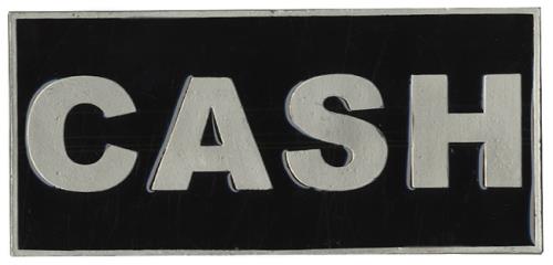 johnny cash belt buckle