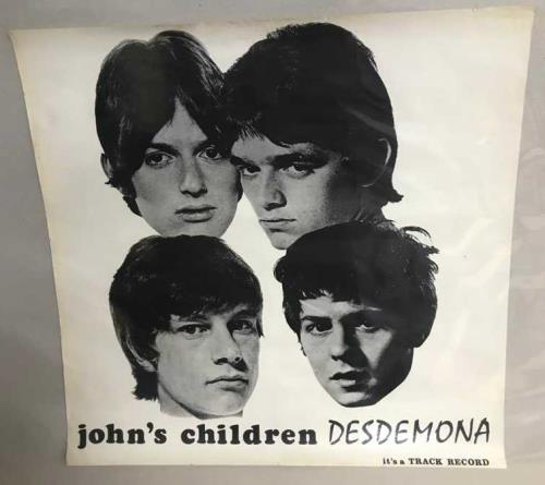 John's Children Desdemona - Promotional Poster poster UK JHCPODE751284