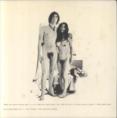 John Lennon Unfinished Music No. 1 Two Virgins EX US vinyl LP album (LP record) (78287)