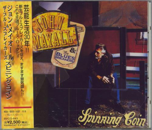 John Mayall Spinning Coin Japanese Promo Cd Album Cdlp 213268