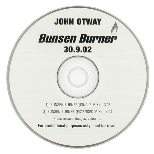 John Otway Bunsen Burner UK CD single (CD5 / 5") (507732)