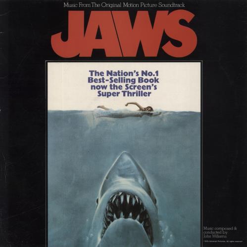 John Williams (Composer) Jaws vinyl LP album (LP record) UK WIALPJA547499