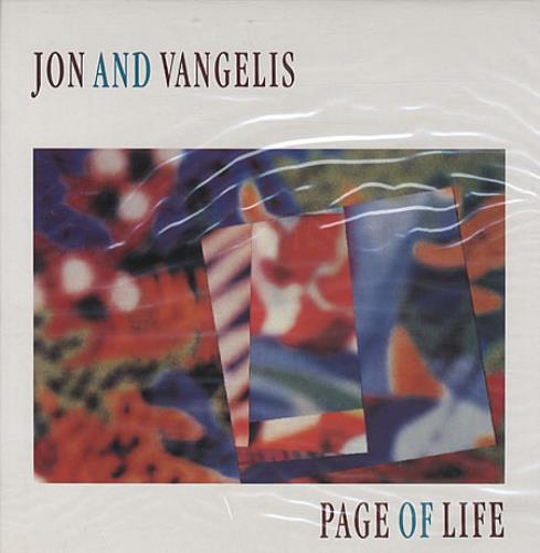 Jon & Vangelis Page Of Life vinyl LP album (LP record) Korean JVALPPA332862