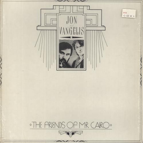 Jon & Vangelis The Friends Of Mr Cairo + Inner - Open Shrink vinyl LP album (LP record) UK JVALPTH809336