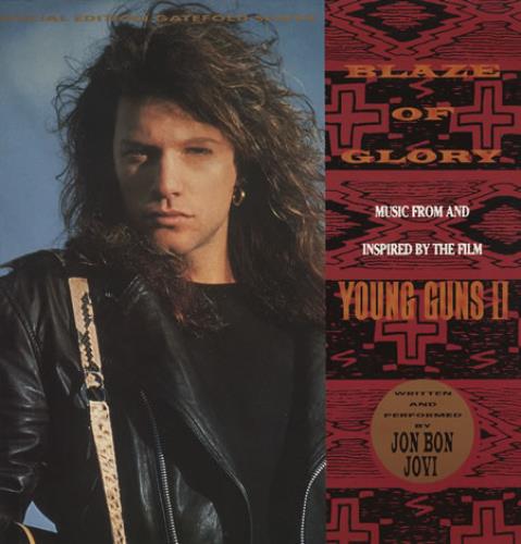 Jon Bon Jovi Blaze Of Glory - Gatefold 12" vinyl single (12 inch record / Maxi-single) German JBJ12BL91836