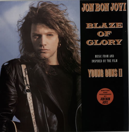 Jon Bon Jovi Blaze Of Glory 12" vinyl single (12 inch record / Maxi-single) UK JBJ12BL38845