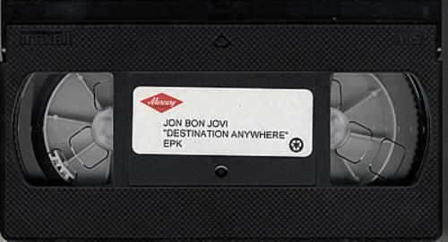 Jon Bon Jovi Destination Anywhere video (VHS or PAL or NTSC) US JBJVIDE313900