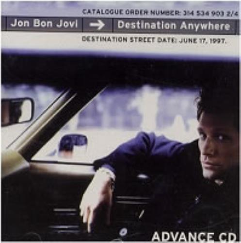 Jon Bon Jovi Destination Anywhere CD album (CDLP) Canadian JBJCDDE96548