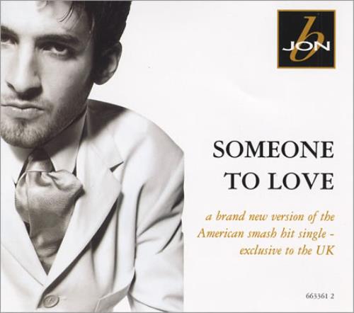 Jon B Someone To Love 2-CD single set (Double CD single) US B0J2SSO394646