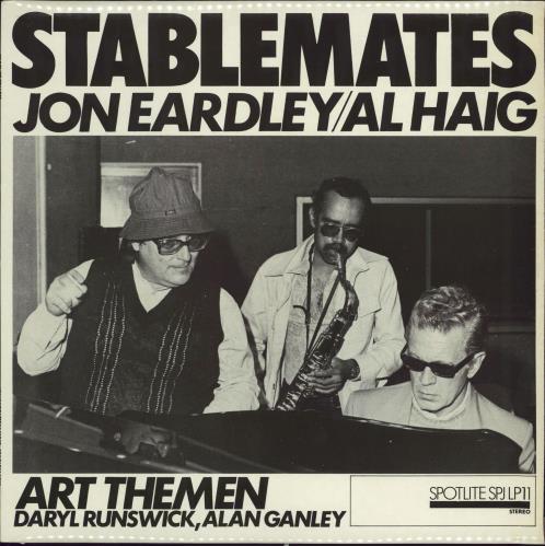 Jon Eardley Stablemates vinyl LP album (LP record) UK J7QLPST471018