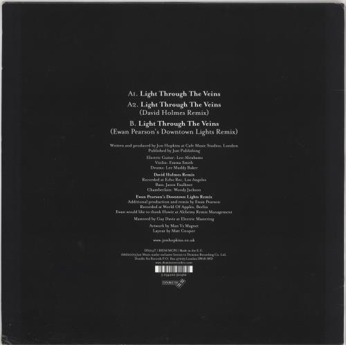 Jon Hopkins Light Through The Veins 12" vinyl single (12 inch record / Maxi-single) UK KU812LI722304