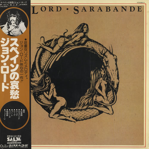 Jon Lord Sarababde vinyl LP album (LP record) Japanese JLDLPSA452977