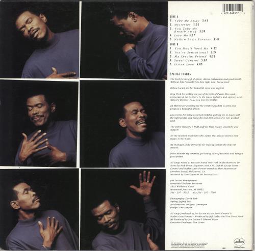 Jon Lucien Listen Love vinyl LP album (LP record) US OQOLPLI734424