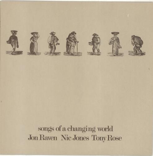 Jon Raven Songs Of A Changing World - Yellow Label vinyl LP album (LP record) UK J6XLPSO691731