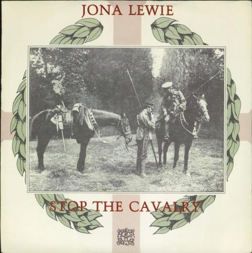 Jona Lewie Stop The Cavalry + Sleeve 7" vinyl single (7 inch record / 45) UK JNL07ST56036
