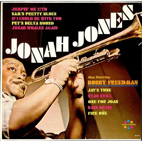 Jonah Jones Jonah Jones Also Starring Bobby Freedman vinyl LP album (LP record) US JJ0LPJO409414