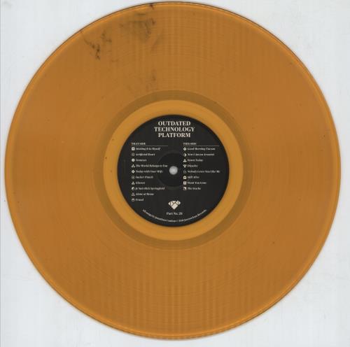 Jonathan Coulton Artificial Heart - Gold Vinyl vinyl LP album (LP record) US 4P9LPAR789739