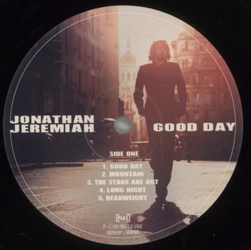 Jonathan Jeremiah Good Day + CD vinyl LP album (LP record) UK J5NLPGO880984